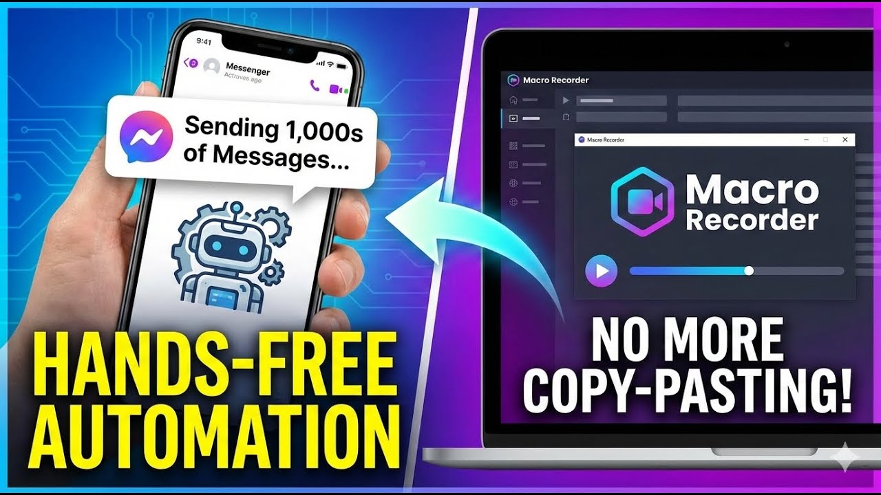 Send 1000+ Facebook Messages Without Clicking | Full Automation
