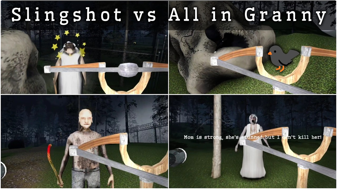 Slingshot vs all | Granny the Haunted Forest