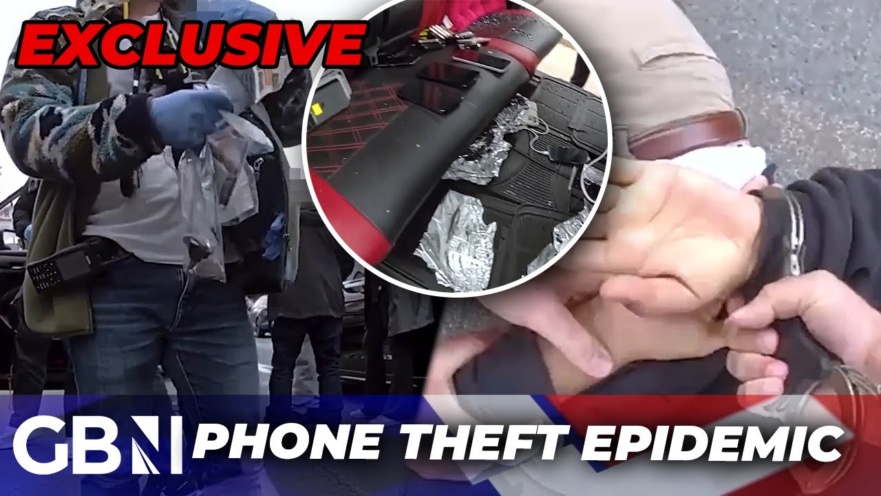 EXCLUSIVE: Phone thieves CAUGHT during police raid in major CRACKDOWN on criminals