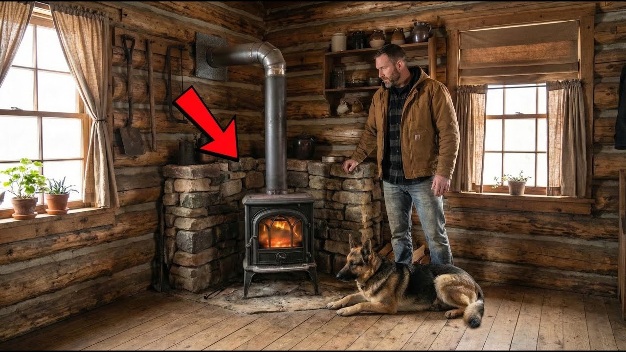 Veteran und Hund stellten den Ofen falsch auf. Doch es wurde zu ihrer genialsten Idee überhaupt