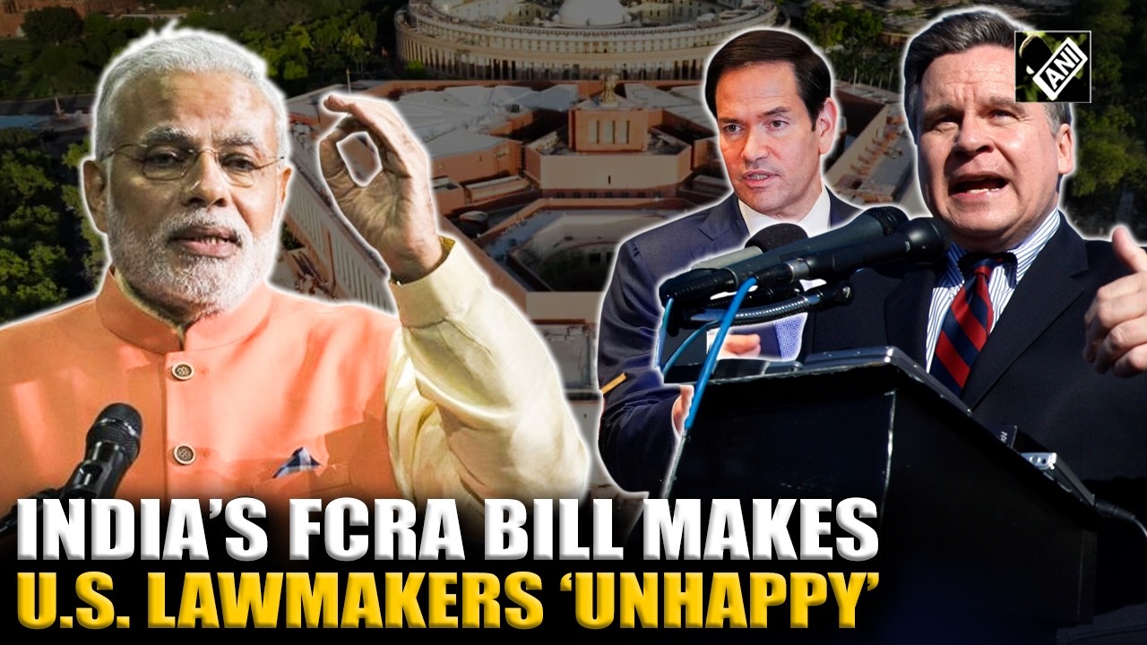 Huge! U.S. Lawmakers target India, raise &lsquo;Big concern&rsquo; over proposed changes in FCRA bill