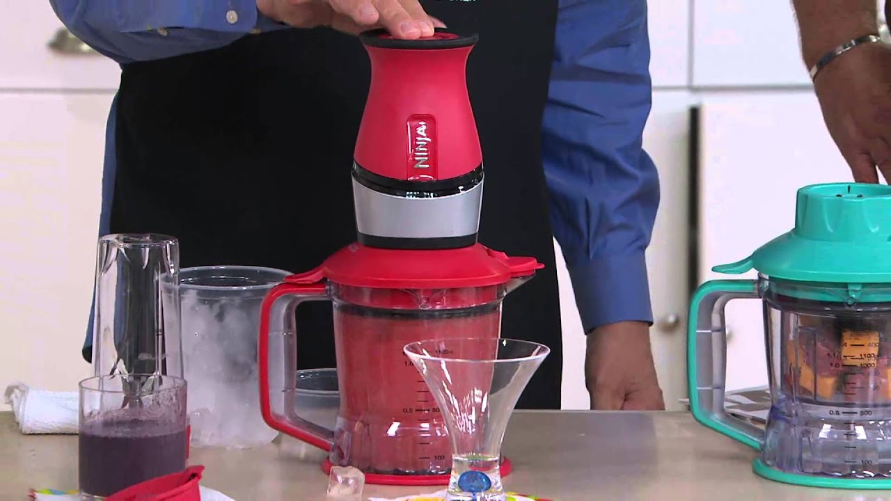 Nutri Ninja 2-in-1 700W 40 oz. Food Processor and Blender with David Venable