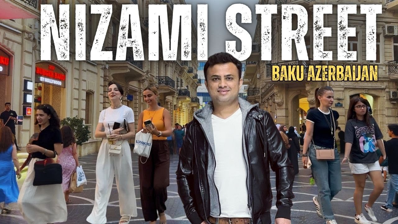 Walking Tour of Nizami Street Baku 🇦🇿 | Nightlife, Food & Shopping in Azerbaijan