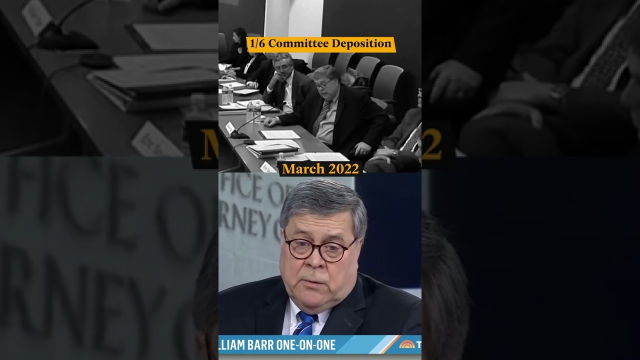 Bill Barr vs. Bill Barr on Donald Trump #shorts