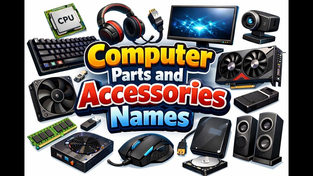 Computer Parts and Accessories Names