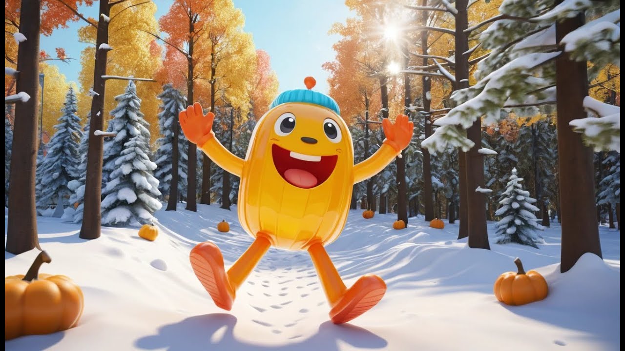 Fall Guys Jelly Jumper Slid Across the Ice | Kids Songs & Nursery Rhymes