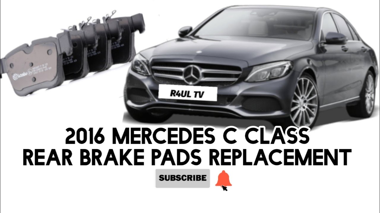 Замена задних тормозных колодок Mercedes C220 W205