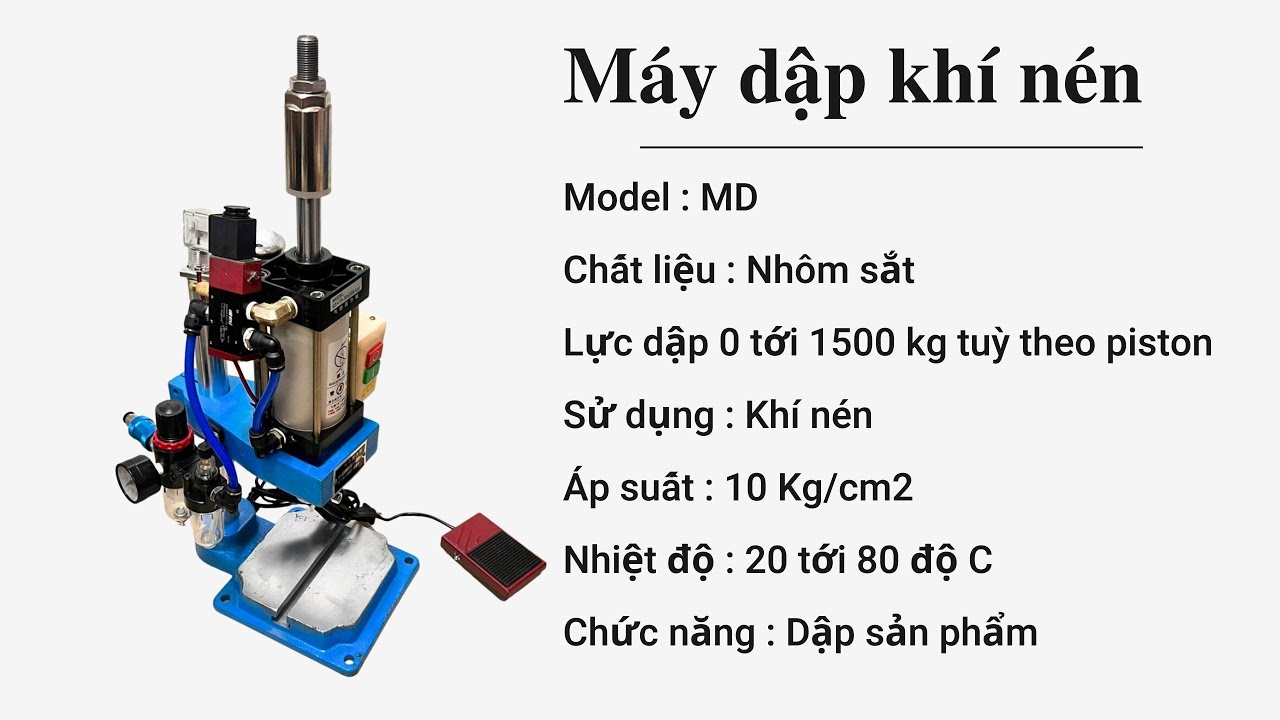 🌏Máy dập khí nén MD