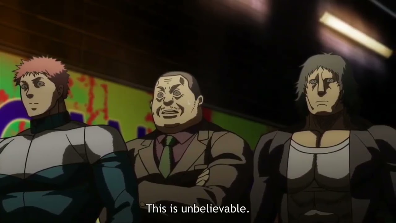 Kure Raian Vs. Mokichi Robinson, FULL fightz Kengan Ashura [SLIGHT EDIT]