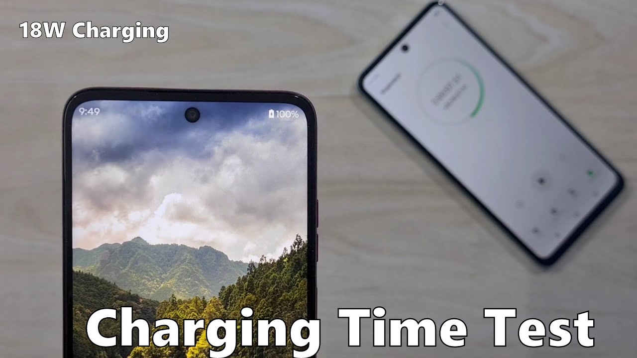 Moto G05 18W Charging Time Test