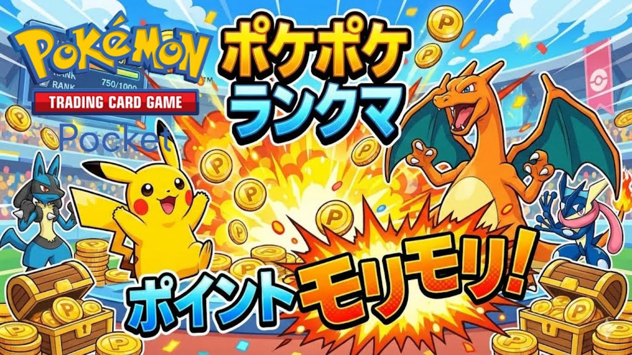 ポケポケ ランクマポイント盛りたいマン【初見さん大歓迎】
