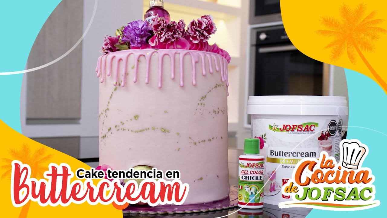 CAKE TENDENCIA EN BUTTERCREAM