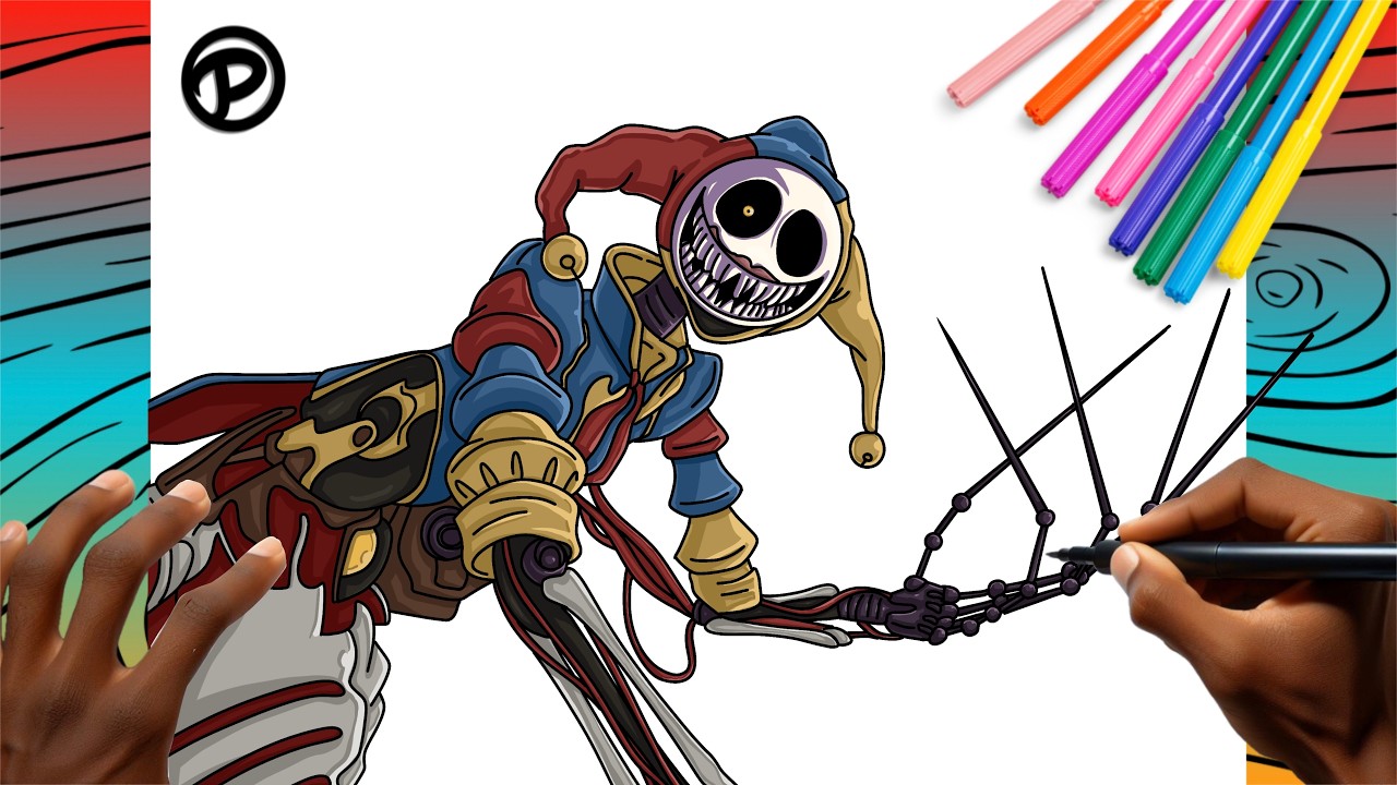 Como Desenhar o Protótipo Poppy Playtime 5 Passo a passo