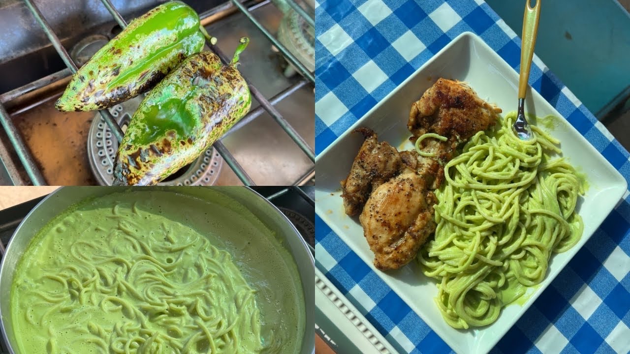 RECETA DE ESPAGUETI VERDE
