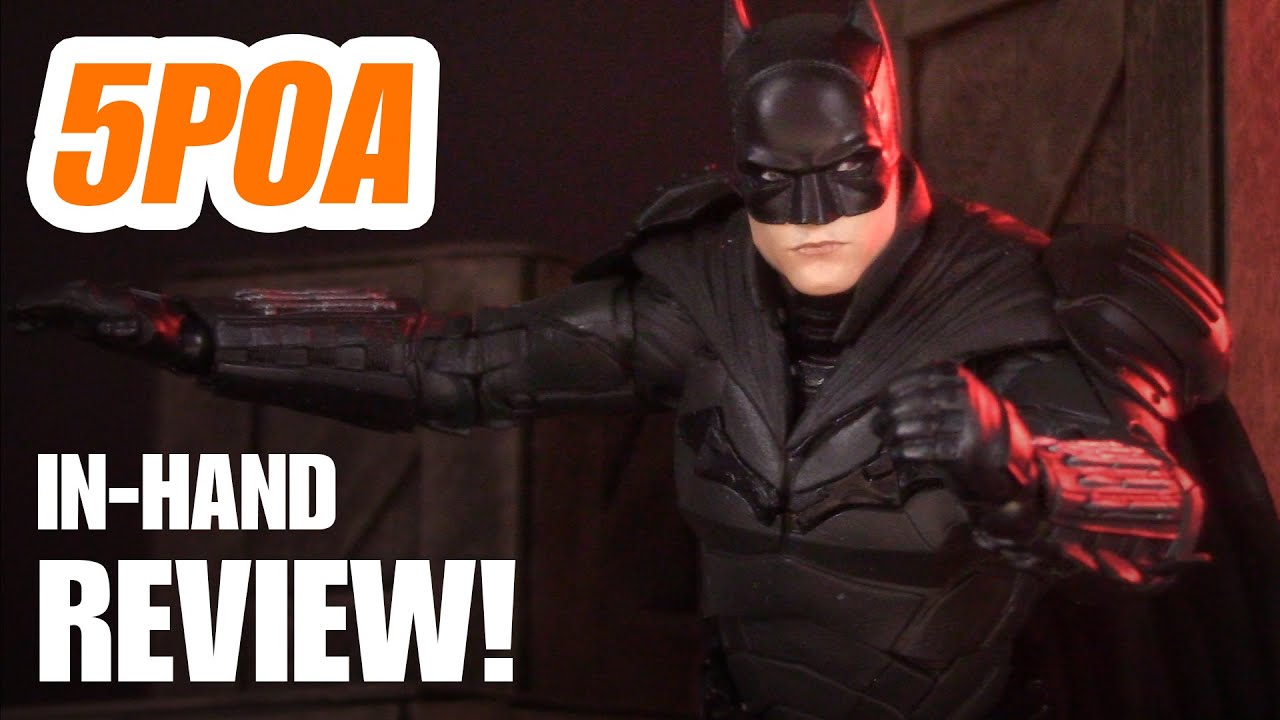 Обзор фигурки Бэтмена Роберта Паттинсона из серии DC Multiverse от McFarlane Toys (2022) с пятью ...