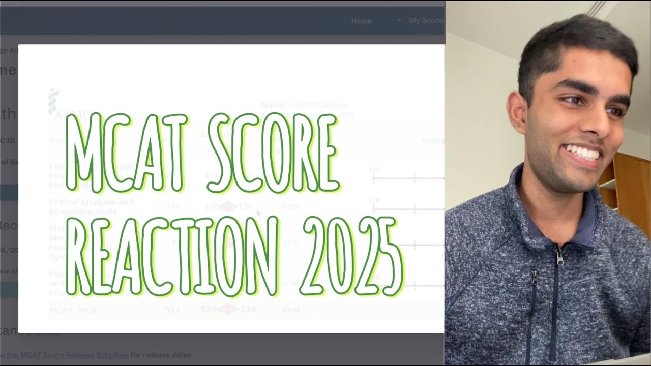 My MCAT Score Reaction + The Resources I Used (2025)