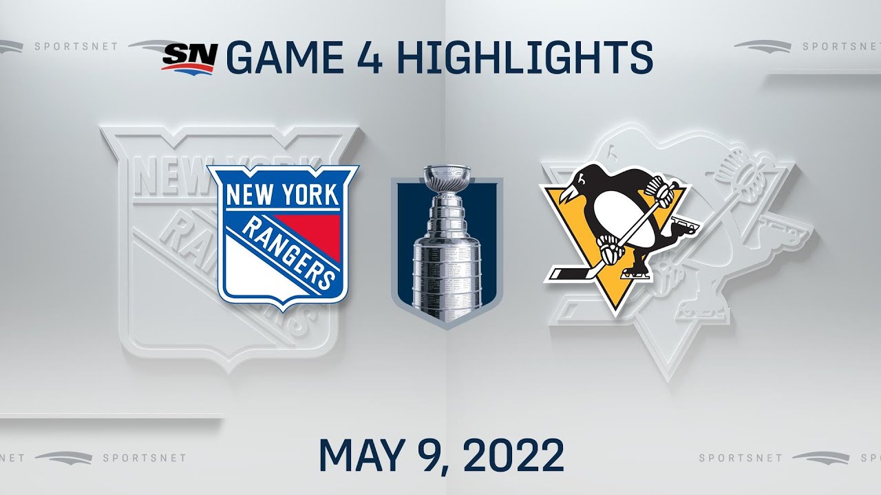 NHL Game 4 Highlights | New York Rangers vs. Pittsburgh Penguins  - May 9, 2022