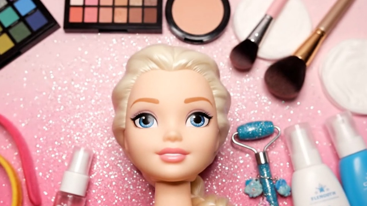 👑 Disney Elsa Inspired Makeup Look ❄️ | Relaxing ASMR Beauty 💎