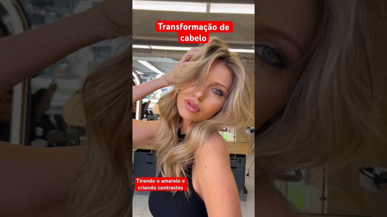 RETIRANDO O AMARELO DO CABELO LOIRO
