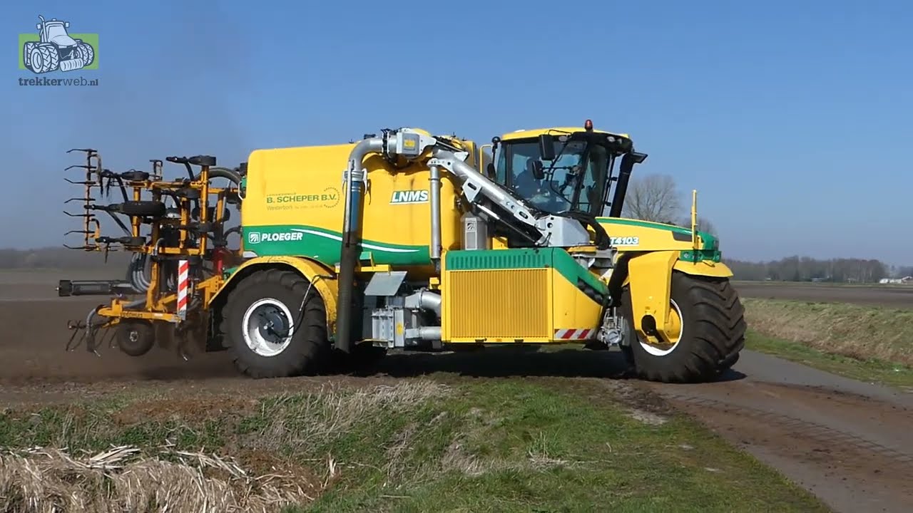 Ploeger LNMS AT 4103 Loonbedrijf B.Scheper uit Westerbork
