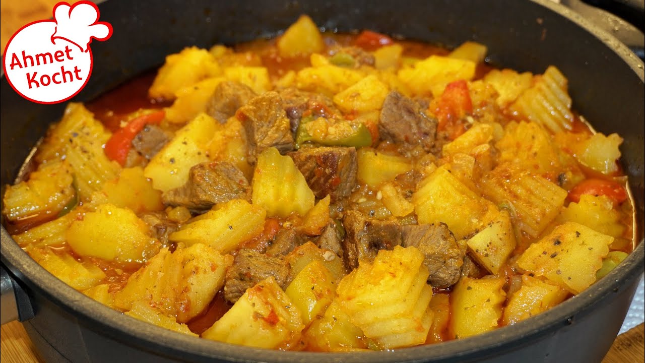 Rindfleisch Eintopf mit Kartoffeln | Ahmet Kocht | kochen | Folge 585