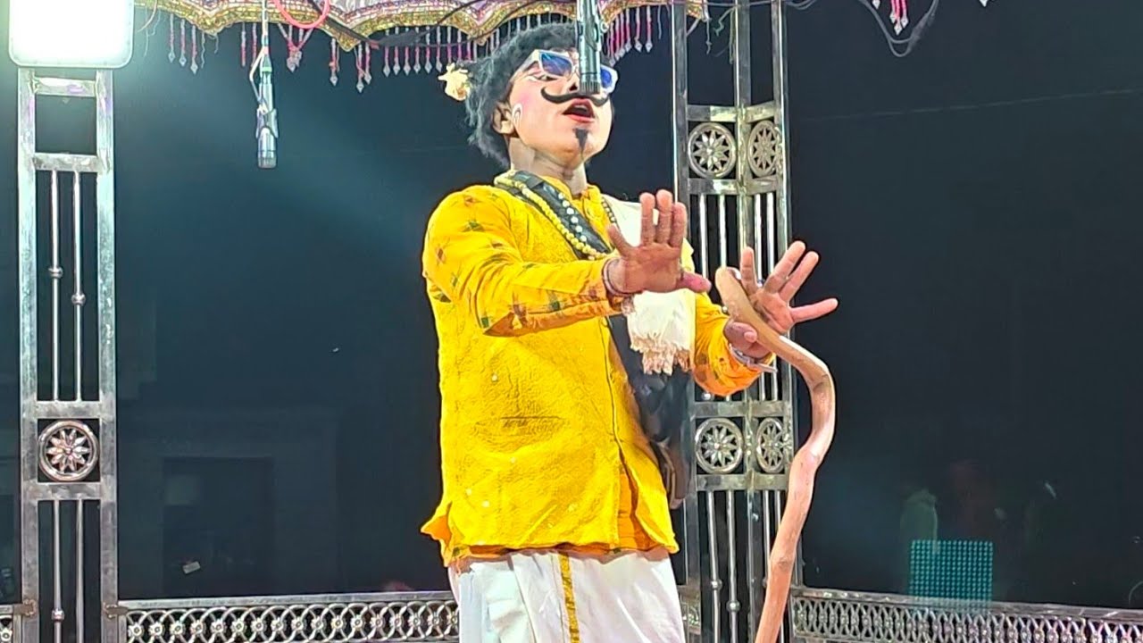 Borguda Natak Comedy Entry Linga Super Video Borguda Natak Linga Comedian High Voltage Seen 