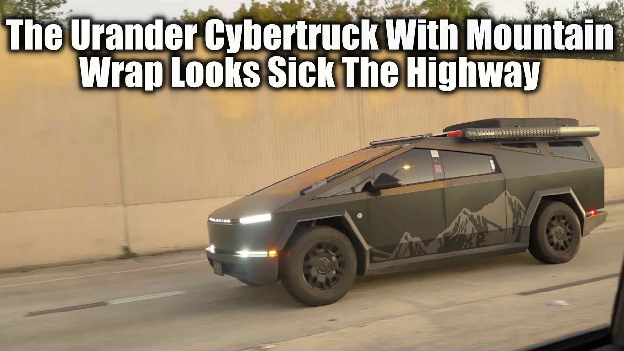 The Urander Cybertruck With Mountain Wrap Looks Sick The Highway