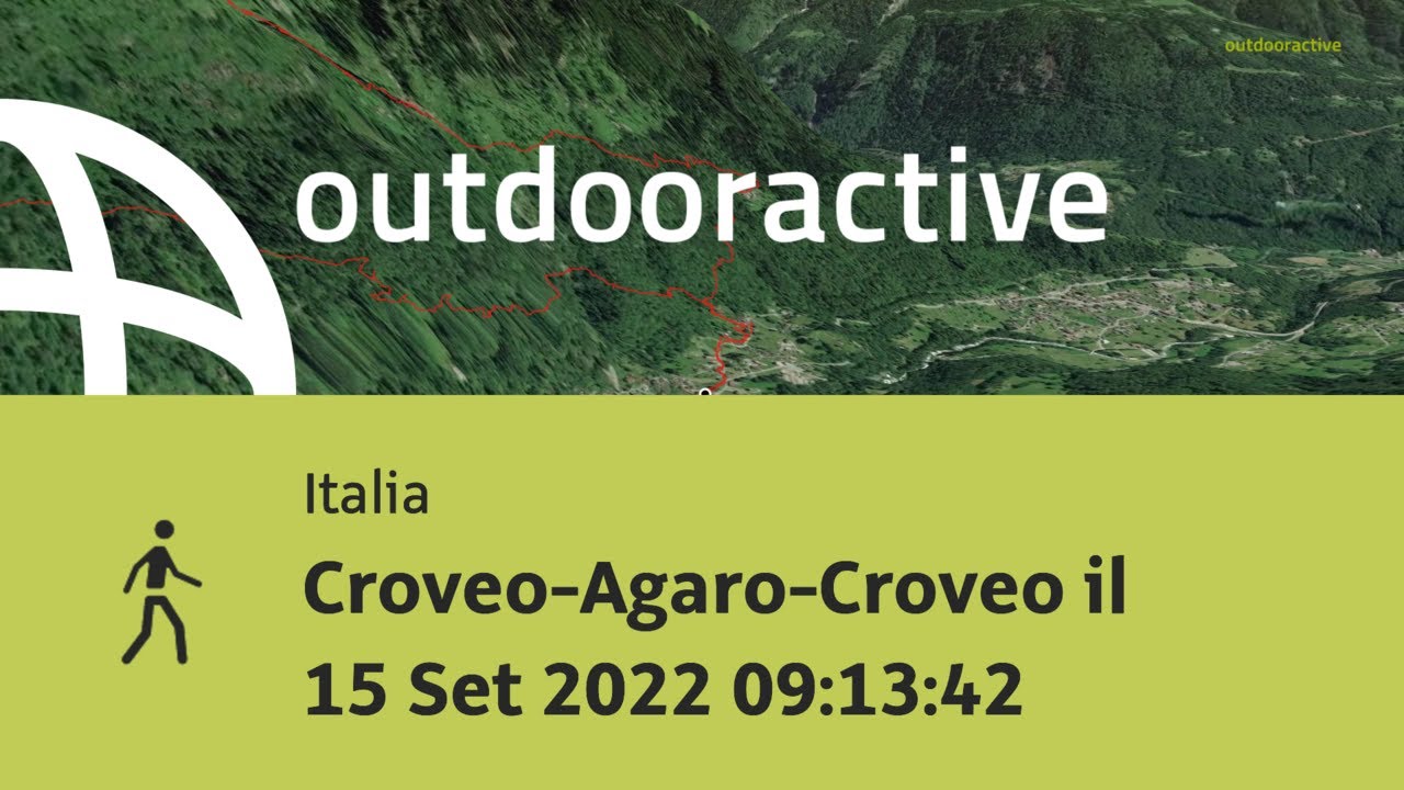 Escursione in Italia: Croveo-Agaro-Croveo il 15 Set 2022 09:13:42
