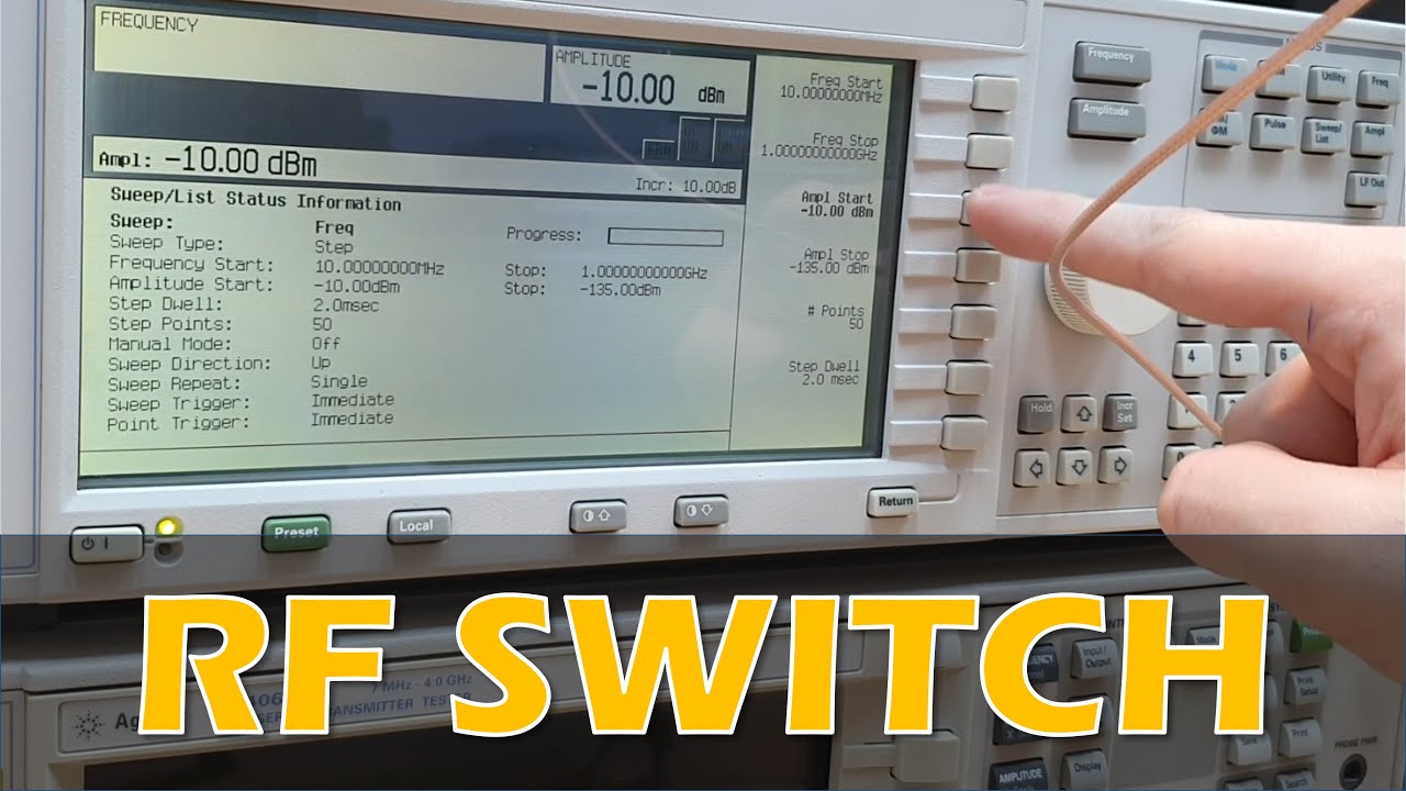 RF Switch - BJT transistor as switch