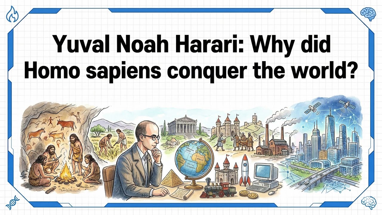 [1DANG100] Sapiens: Yuval Noah Harari (Background · Infographics · Analysis)