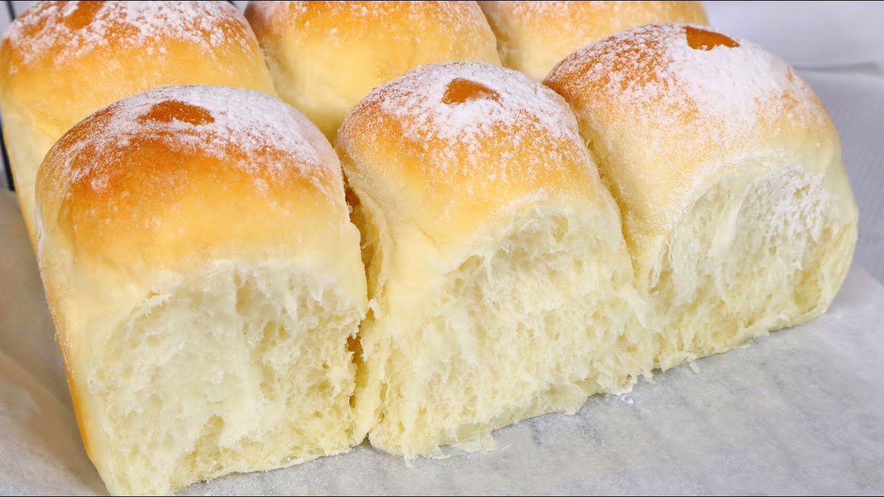 奶油奶酪面包❗️Cream Cheese Bun❗️ 超松软免揉膜❗️轻柔松软得像棉花一样，没想到做面包如此简单 Without Kneading Delicious ▏佳宝妈美食