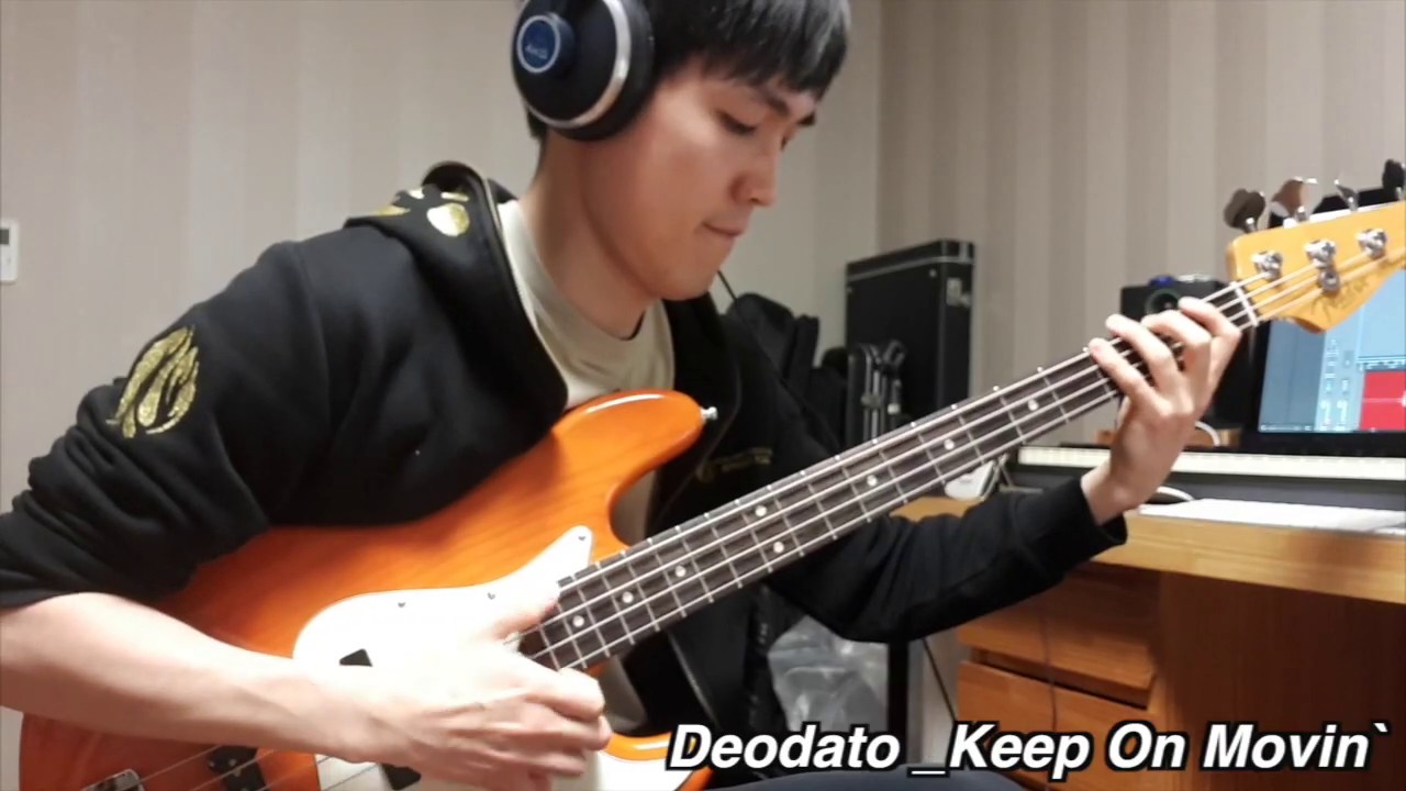 Deodato _Keep On Movin` Bass Line Lesson #04 (Bass Cover) Amazing Funk Slap Bass (Fender)