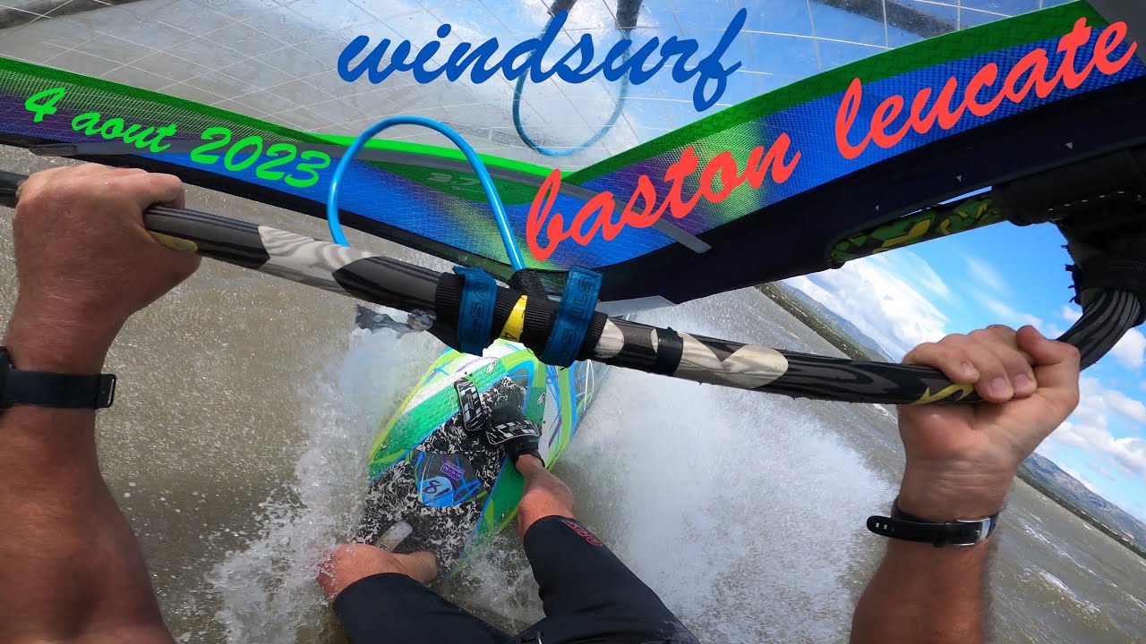 windsurf - baston - leucate le goulet - 4 aout 2023 - gopro - KA XO NP + Jérôme