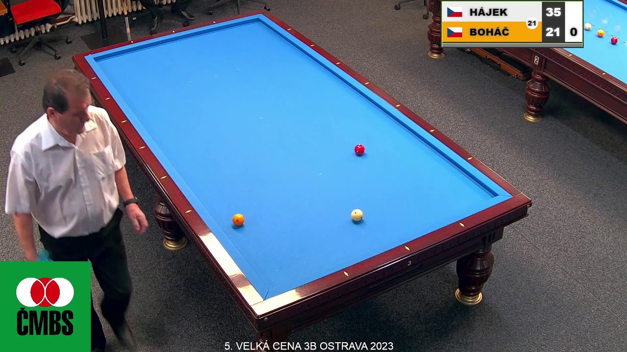 Czech Tournament | 3-cushion | Grand prix 3C | FINAL | Martin Boháč v Radovan Hájek