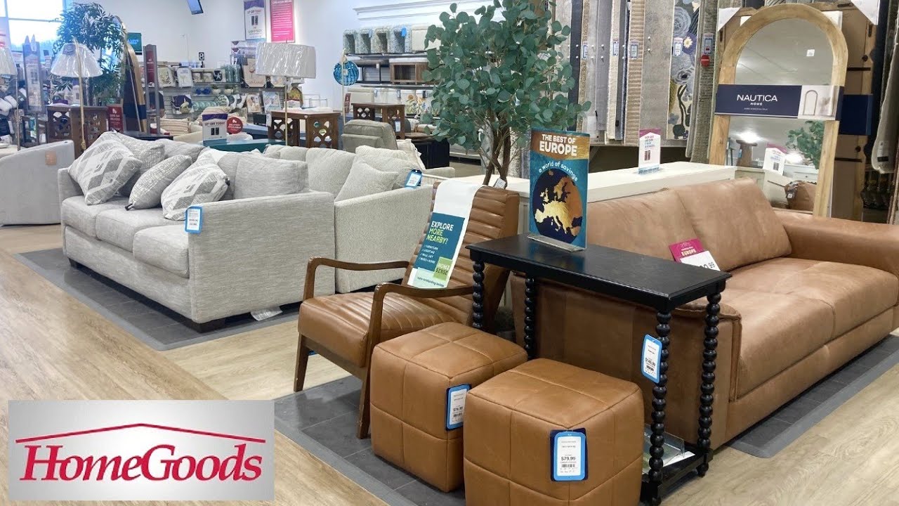 HOMEGOODS SHOP WITH ME FURNITURE SOFAS ARMCHAIRS COFFEE TABLES DECOR SHOPPING STORE WALK THROUGH