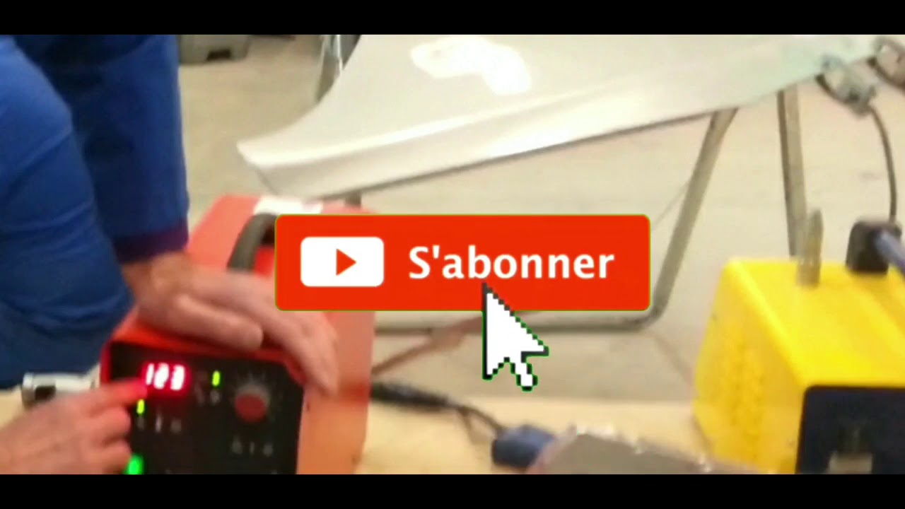 comment redresser une carrosserie en aluminium avec un tire clou ?