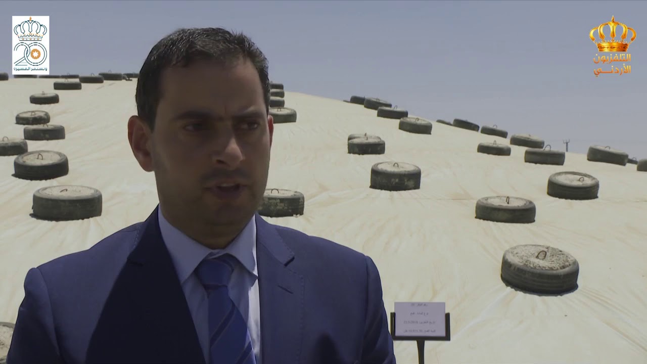 جلالة الملك يتفقد مشروع مستوعبات صوامع الحبوب في منطقة الغباوي