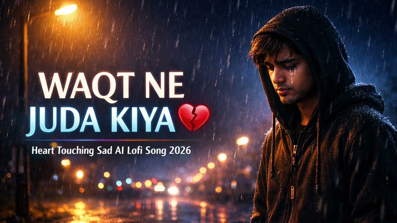 Waqt Ne Juda Kiya 💔 | Heart Touching Sad AI Lofi Song 2026 | Emotional Hindi Breakup Song