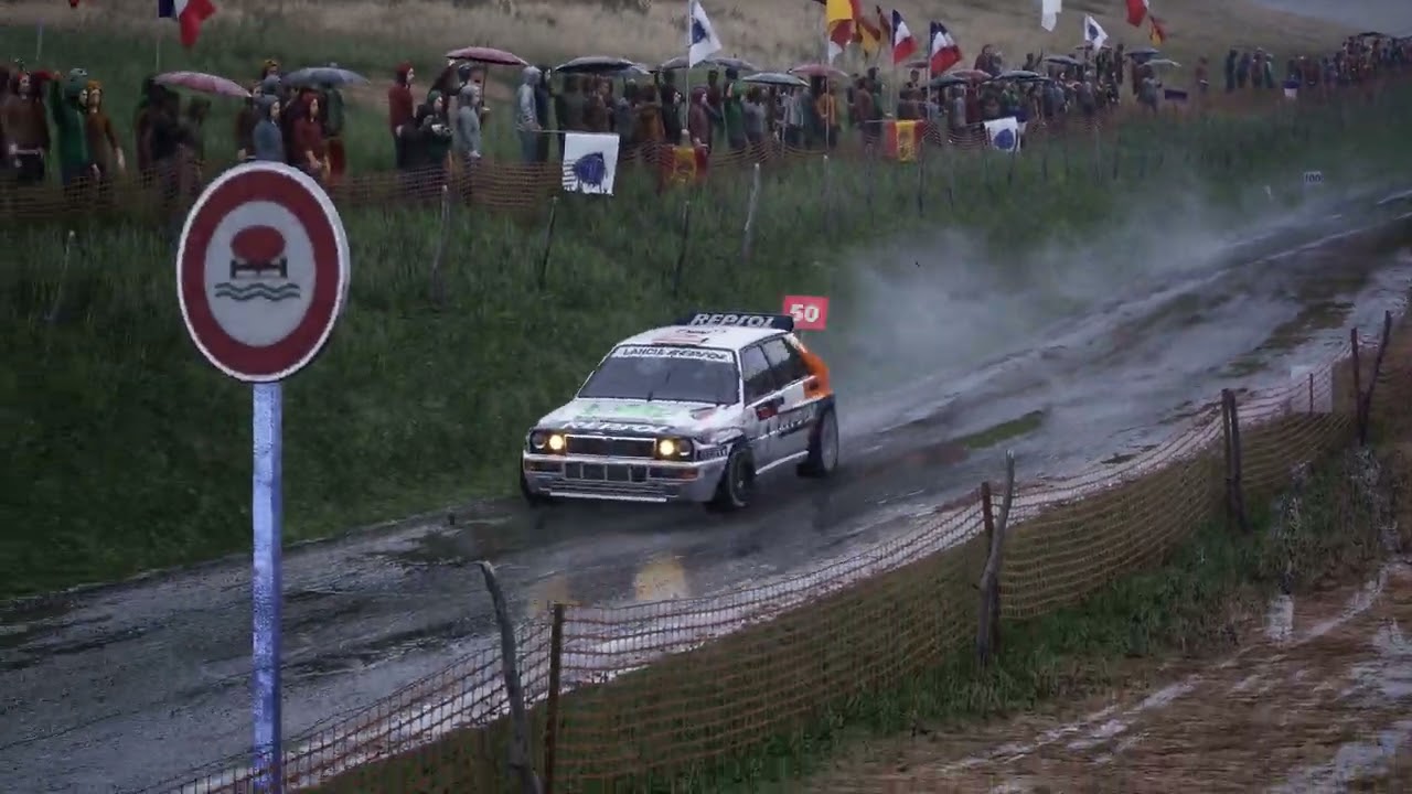 Assetto Corsa Rally - Asfalto lluvia - Lancia Delta - illPollo - Tiempo ORO