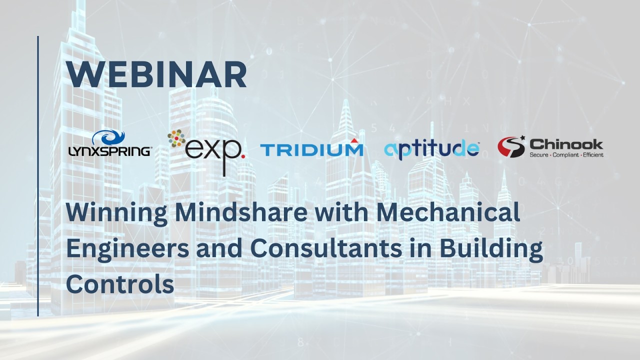 ASHB Webinar: Winning Mindshare with Mechanical Engineers and Consultants in Building Controls