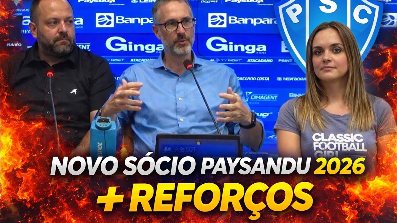 Paysandu apresenta novo plano de sócio para 2026 e presidente comenta reforços e elenco