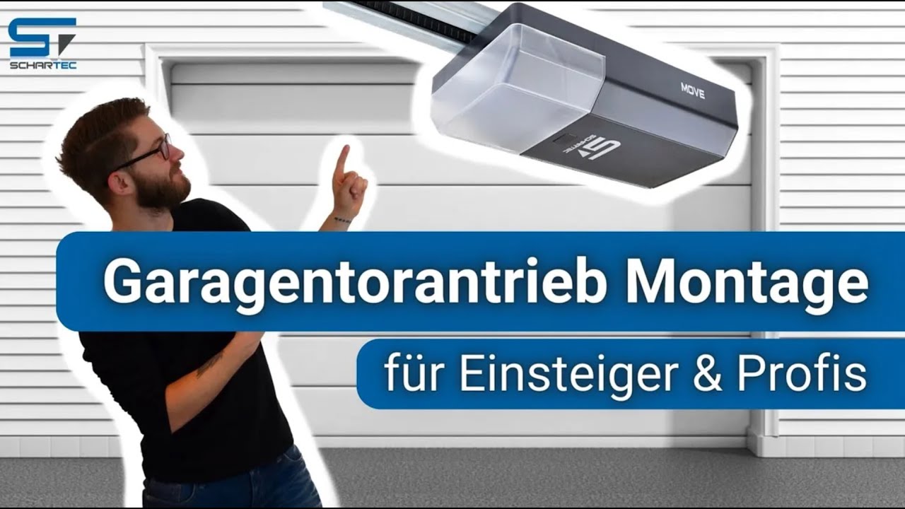 Garagentorantrieb Nachrüsten / Einbauen | Installation Schartec Move