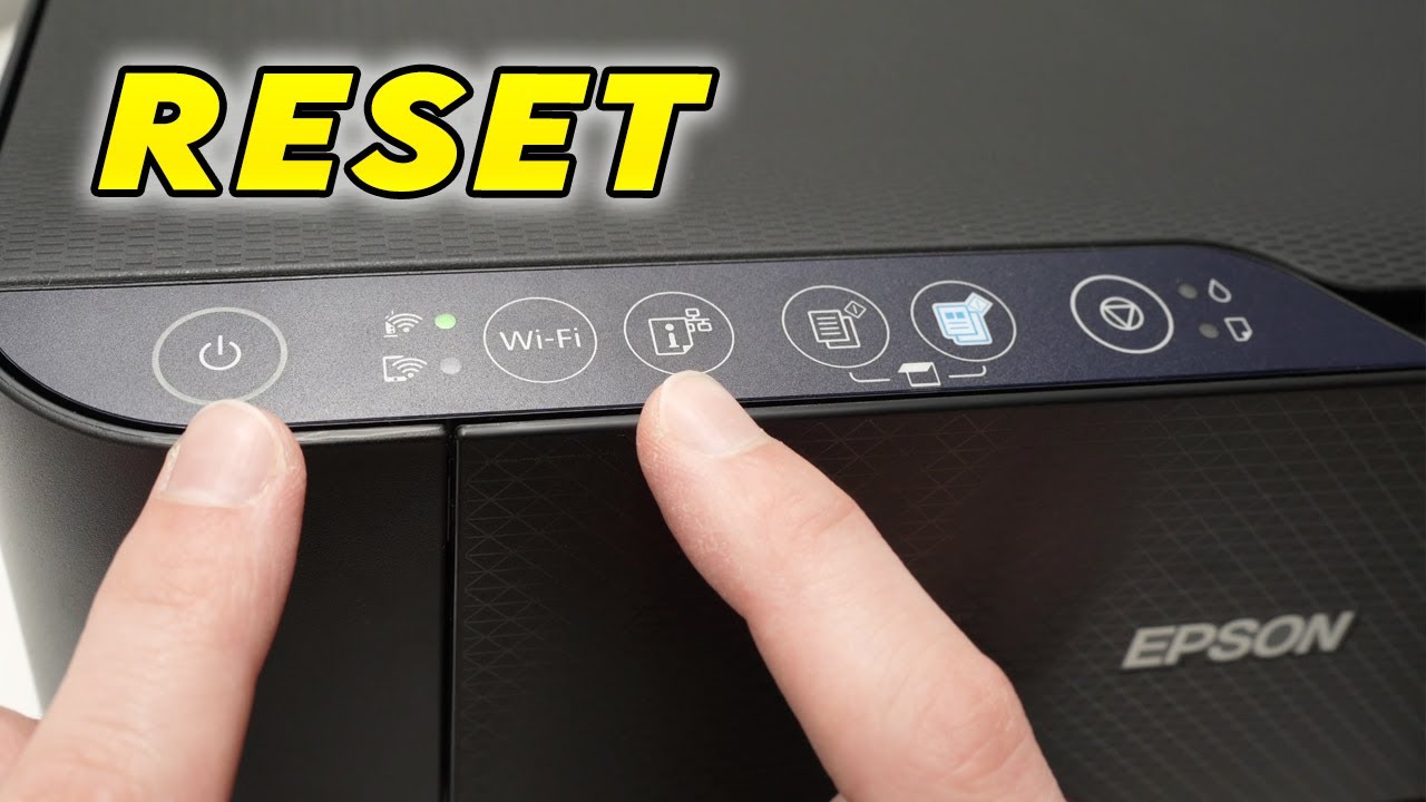 Как сбросить настройки принтера Epson EcoTank ET-2400