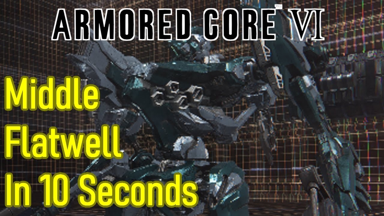 Armored Core 6 Middle Flatwell TSUBASA arena battle in 19 seconds, 13/C