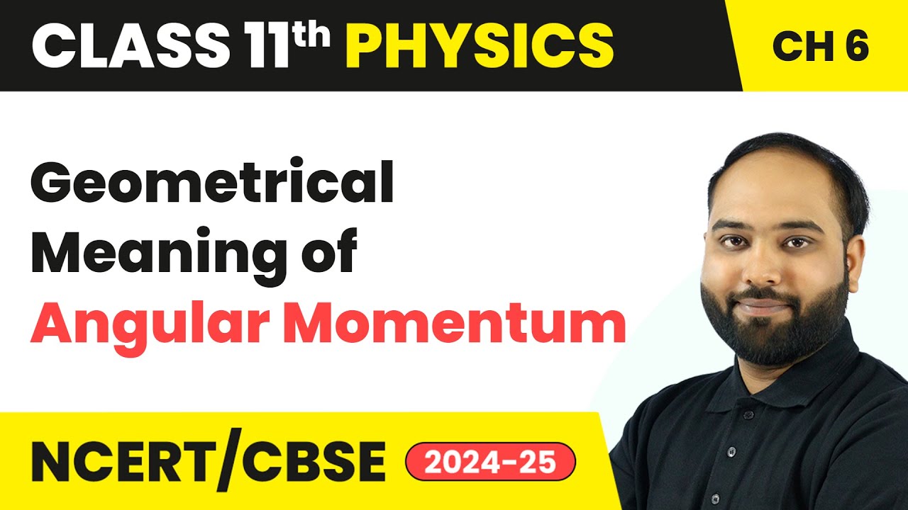 Geometrical Meaning of Angular Momentum | Class 11 Physics Chapter 6 | CBSE 2025-26