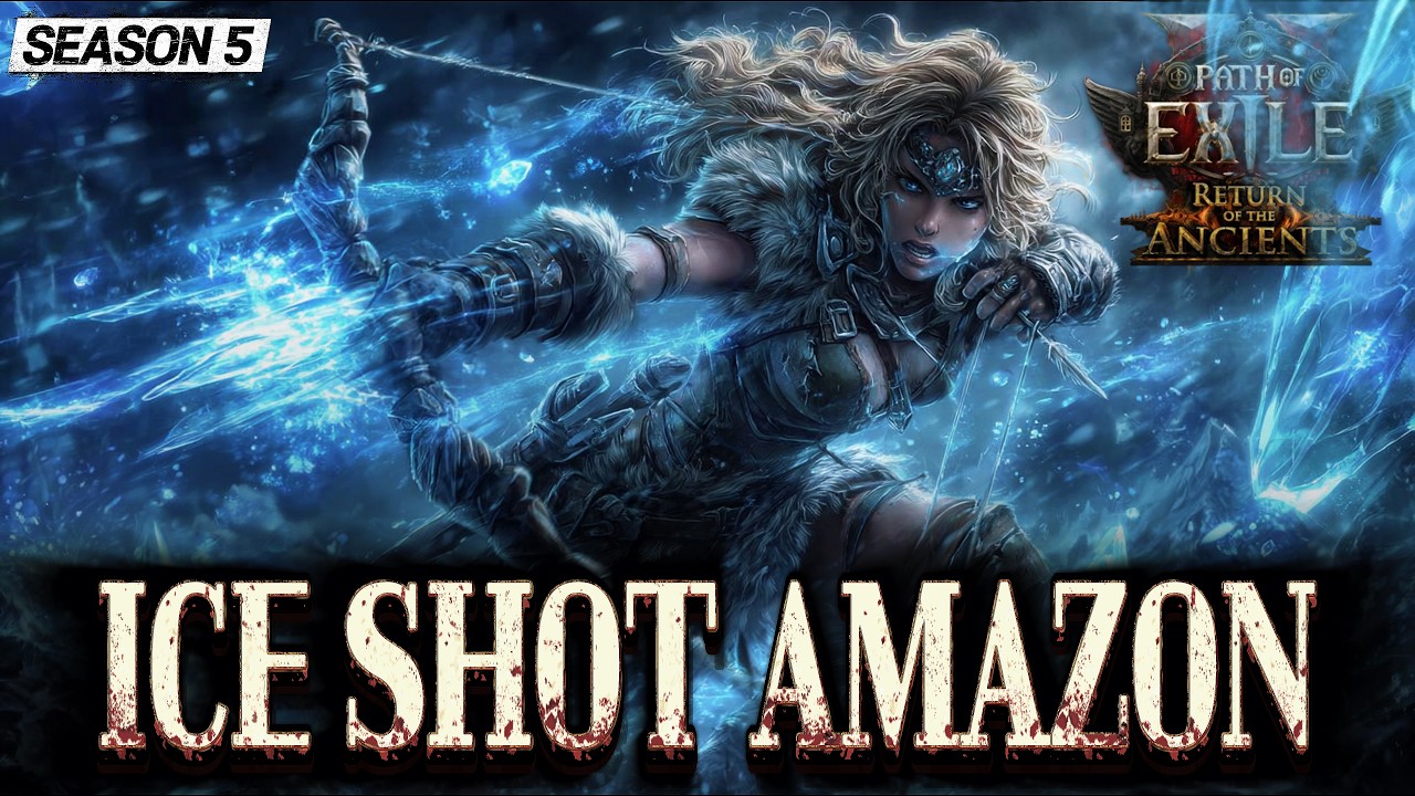 [0.5] PoE 2 ICE SHOT AMAZON | Arbiter of Divinity(82) | Huntress Build | Path of exile 2