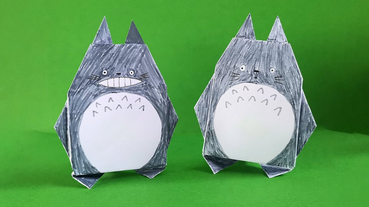 Origami Totoro Tutorial | How to make Totoro Paper Craft DIY