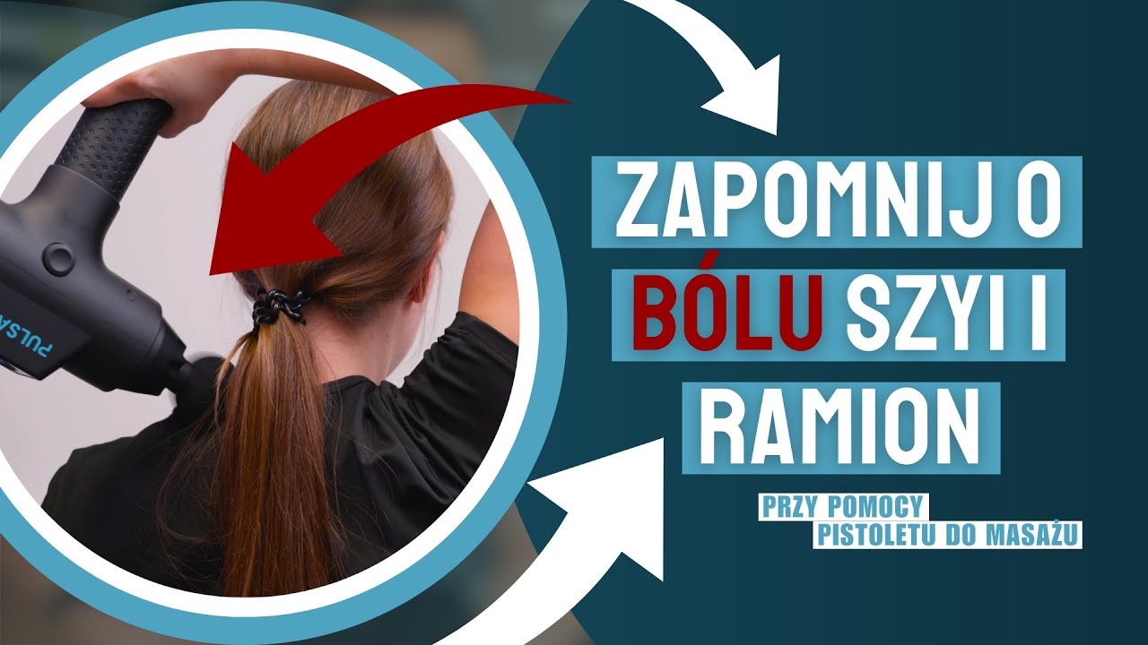 Jak używać pistolet do masażu na ból SZYI I RAMION (Pulsarise X PRO)