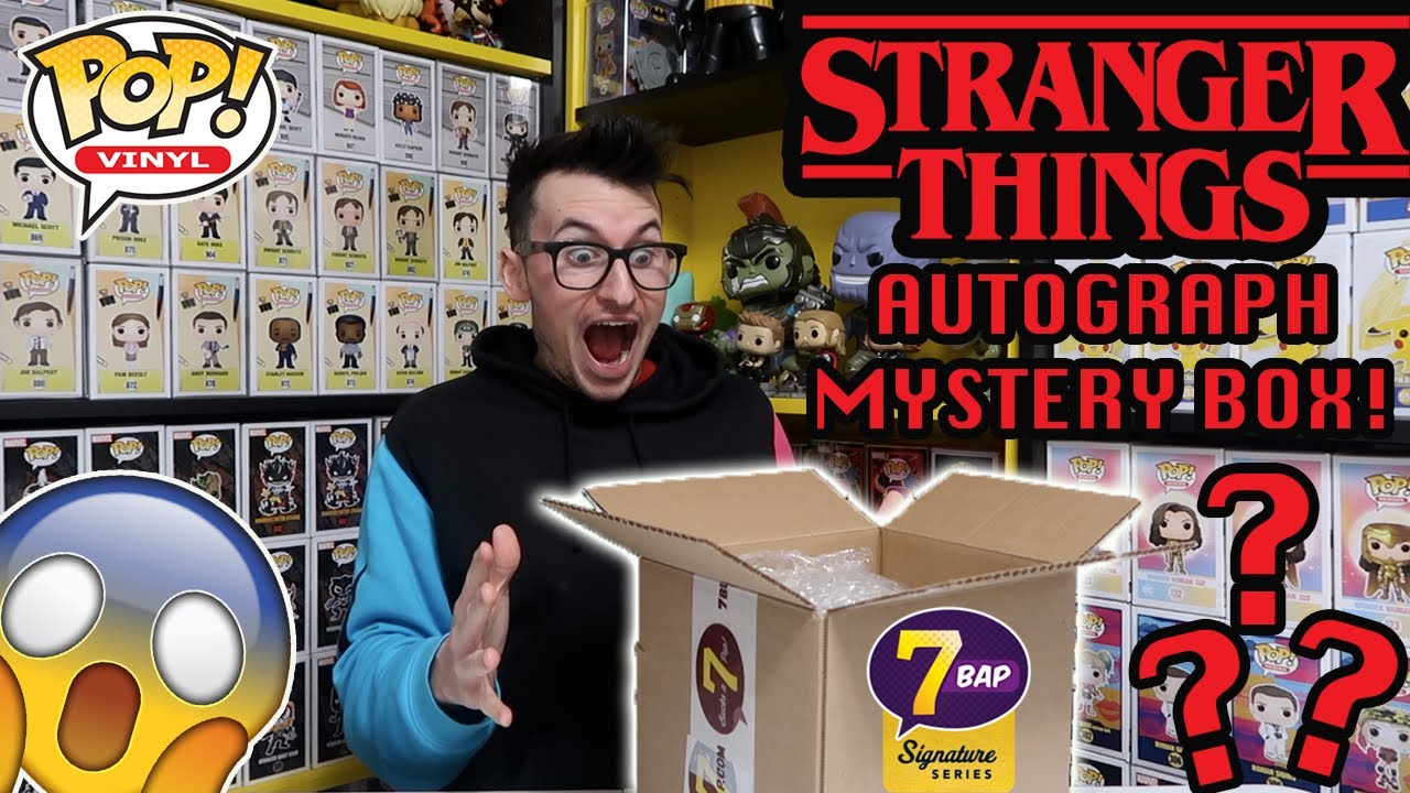 Unboxing the $185 AUTOGRAPH Stranger Things Funko Pop MYSTERY BOX!