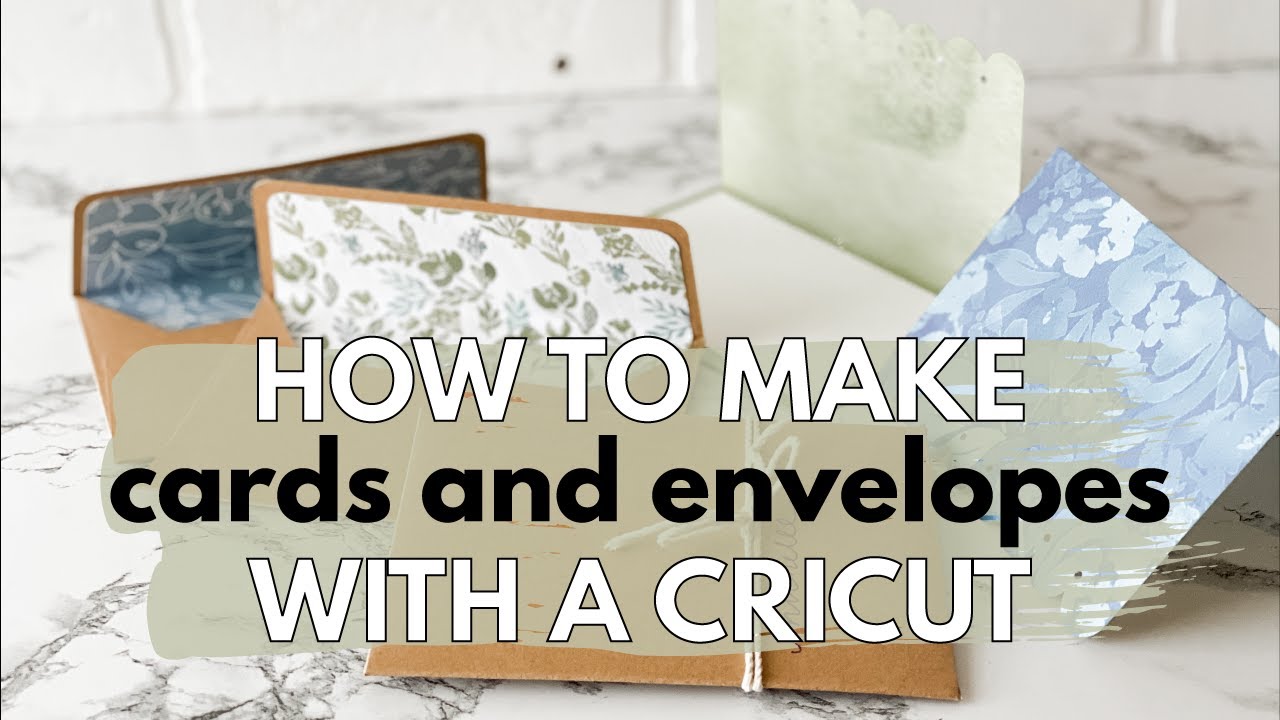 How to Make a Card With Your Cricut  // Cricut Paper Project